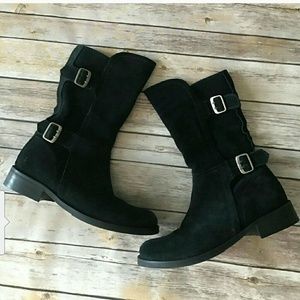NEW Matisse Black Suede Boots 7.5